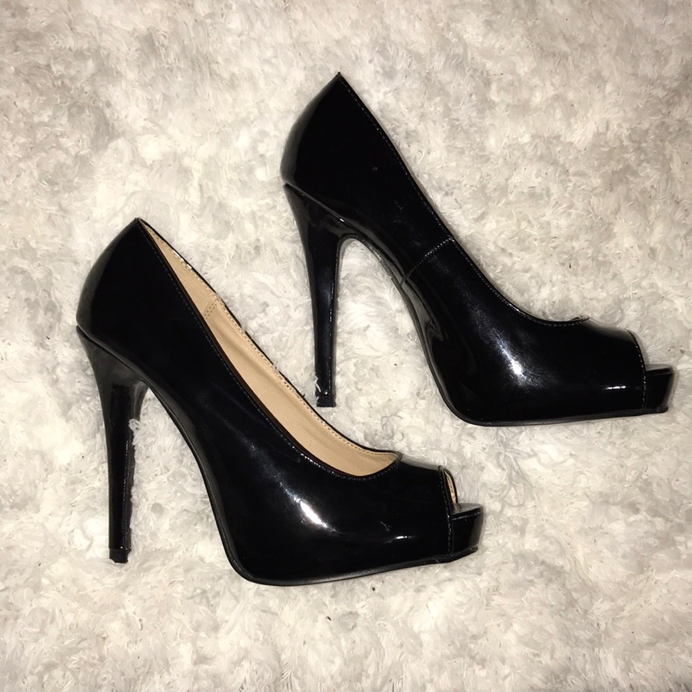 Black high heels